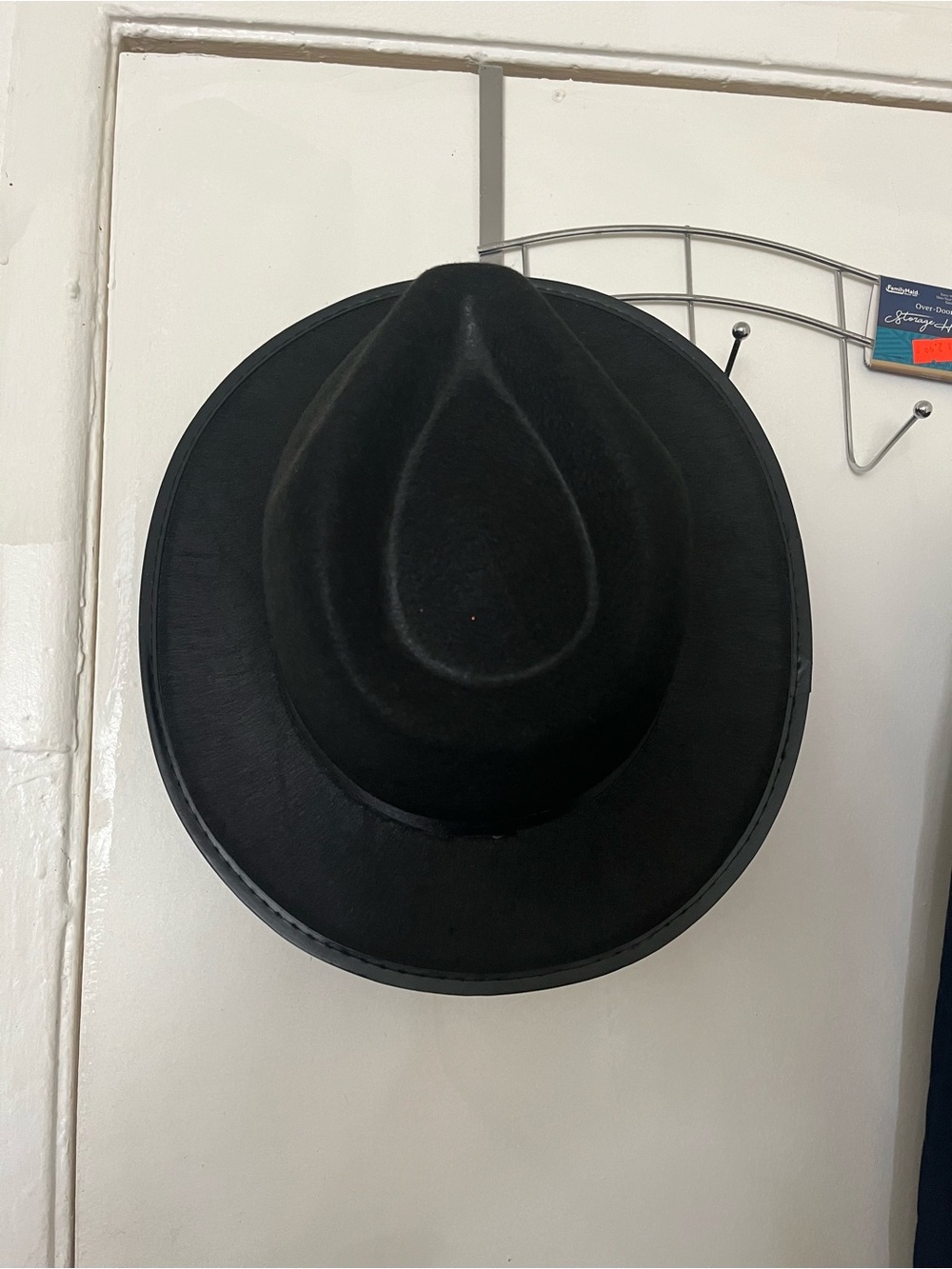 Classic Black Felt Fedora Hat for Women